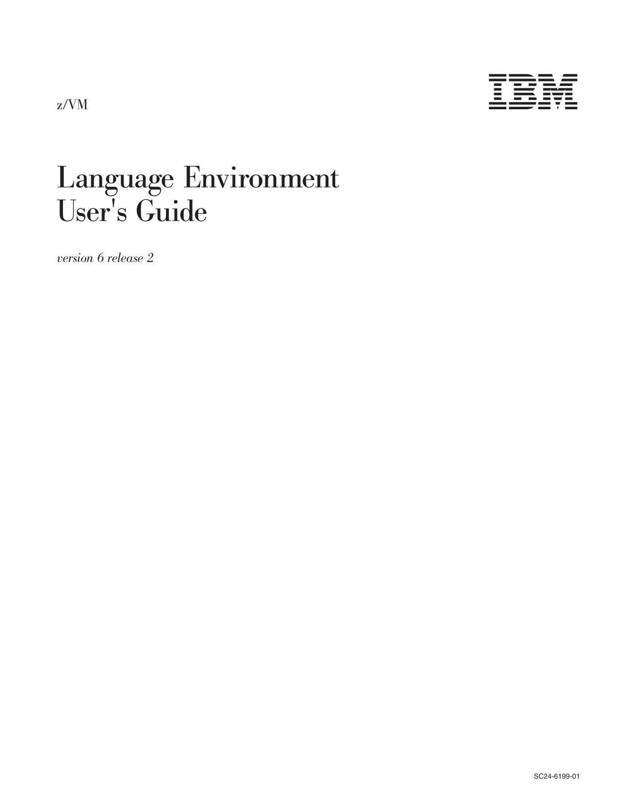 z/VM: Language Environment User's Guide