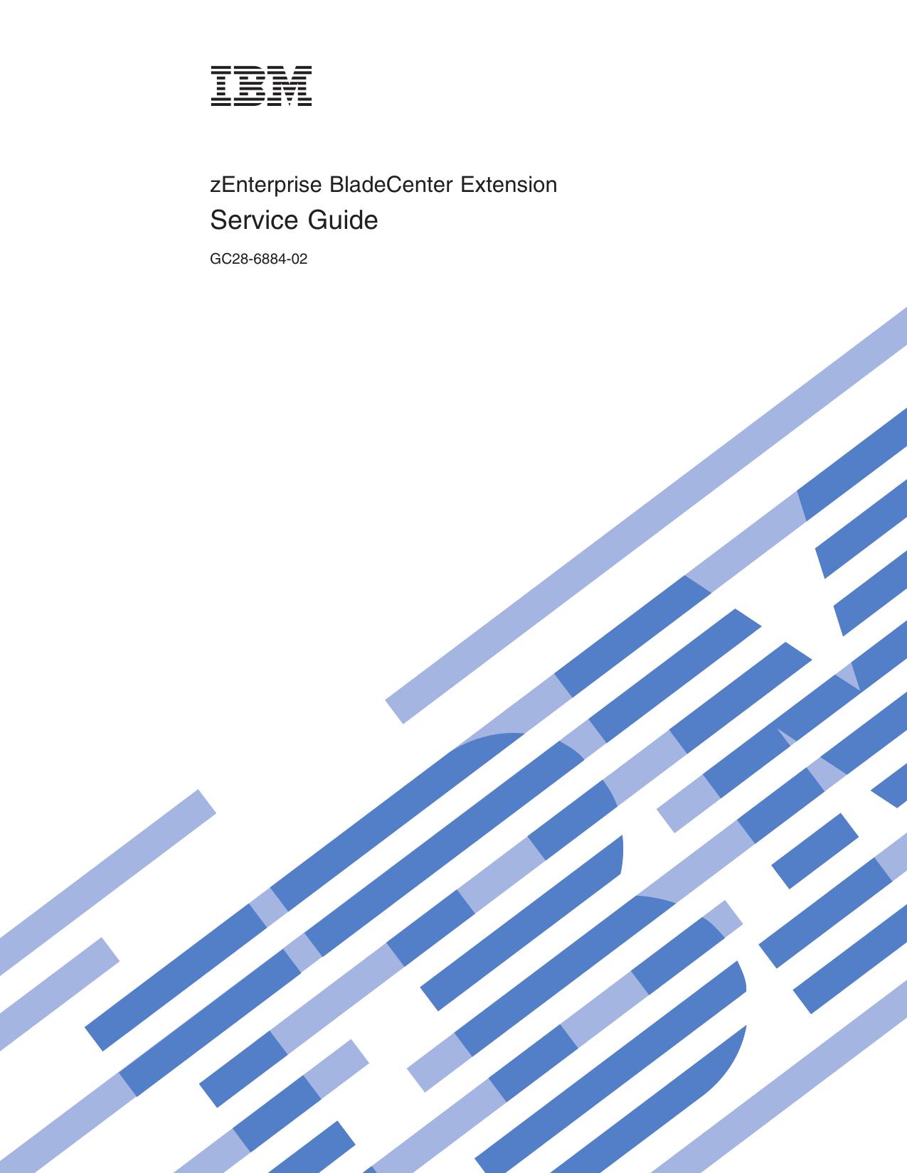 zEnterprise BladeCenter Extension: Service Guide