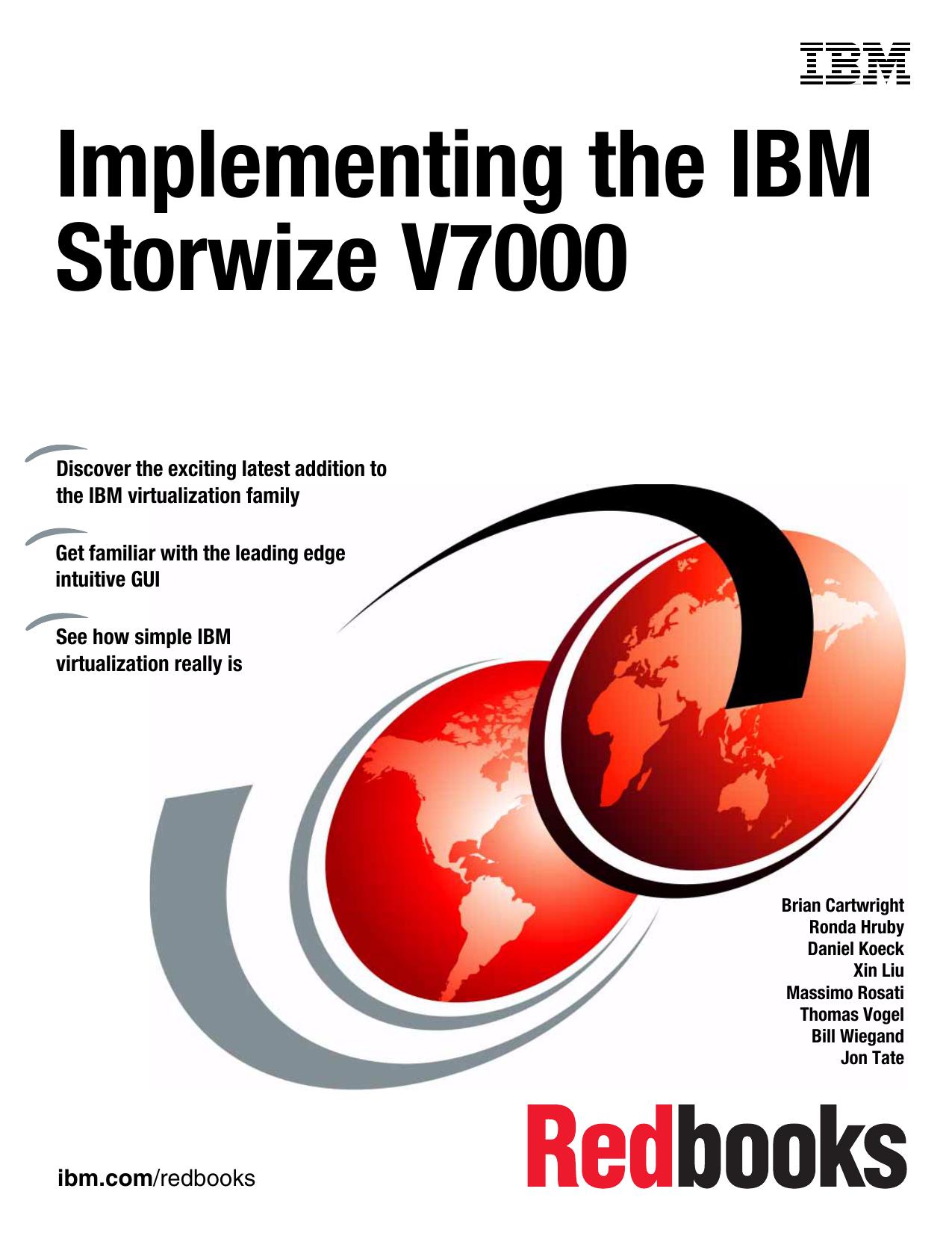 Implementing the IBM Storwize V7000