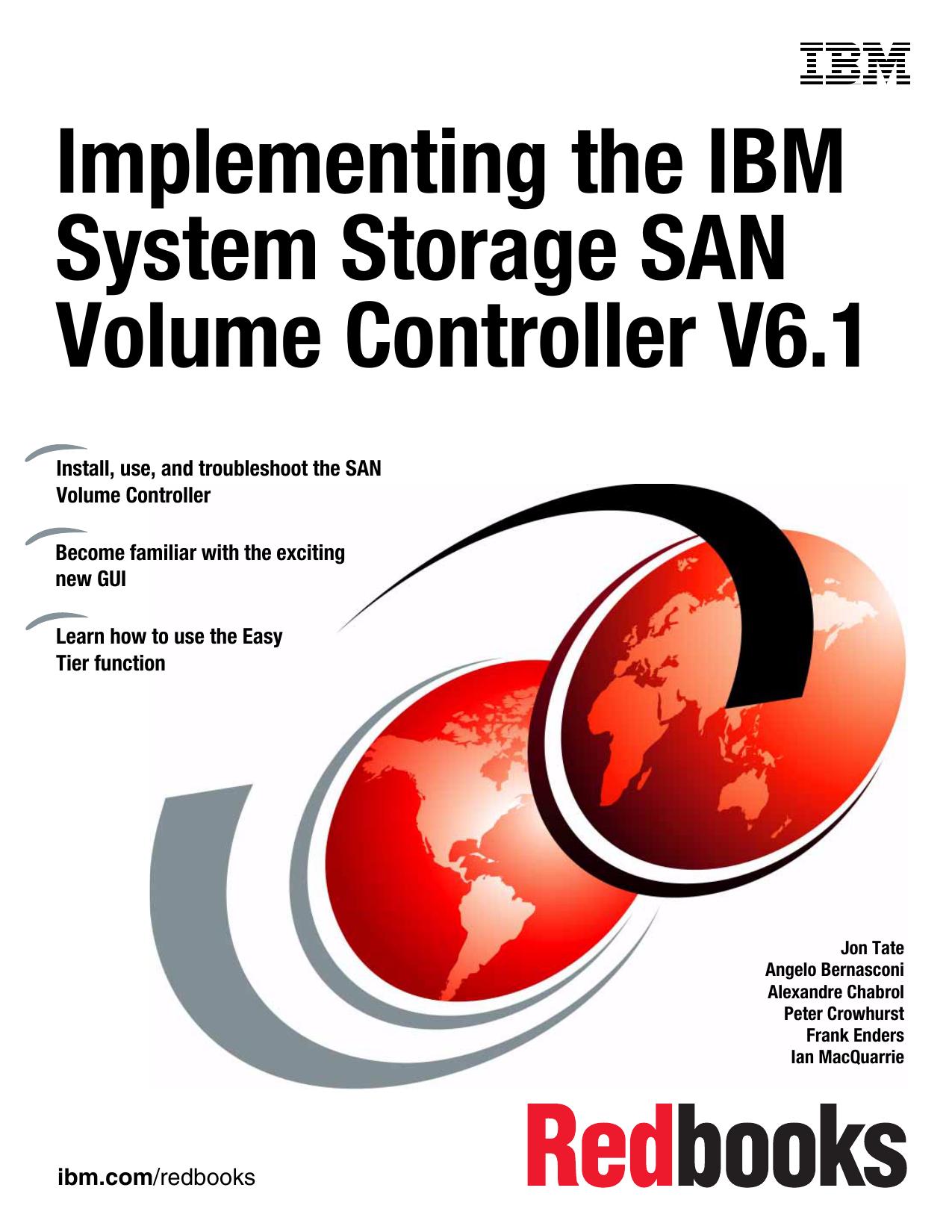 Implementing the IBM System Storage SAN Volume Controller V6.1