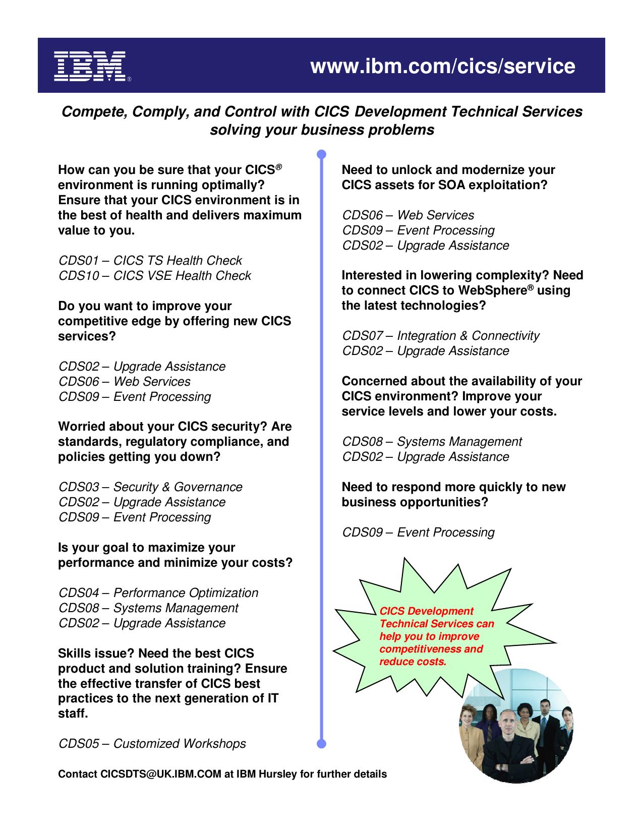 Microsoft PowerPoint - CICS Development Technical Services - Flyer CICS TS 4.2 (PNT).ppt