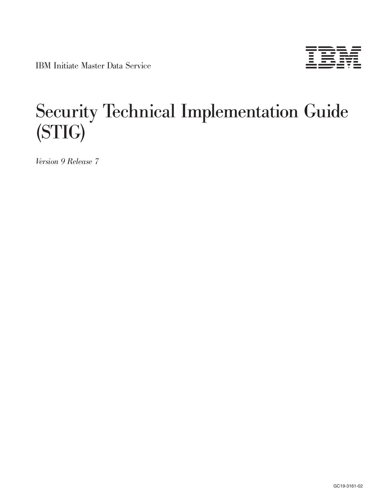Security Technical Implementation Guide (STIG)
