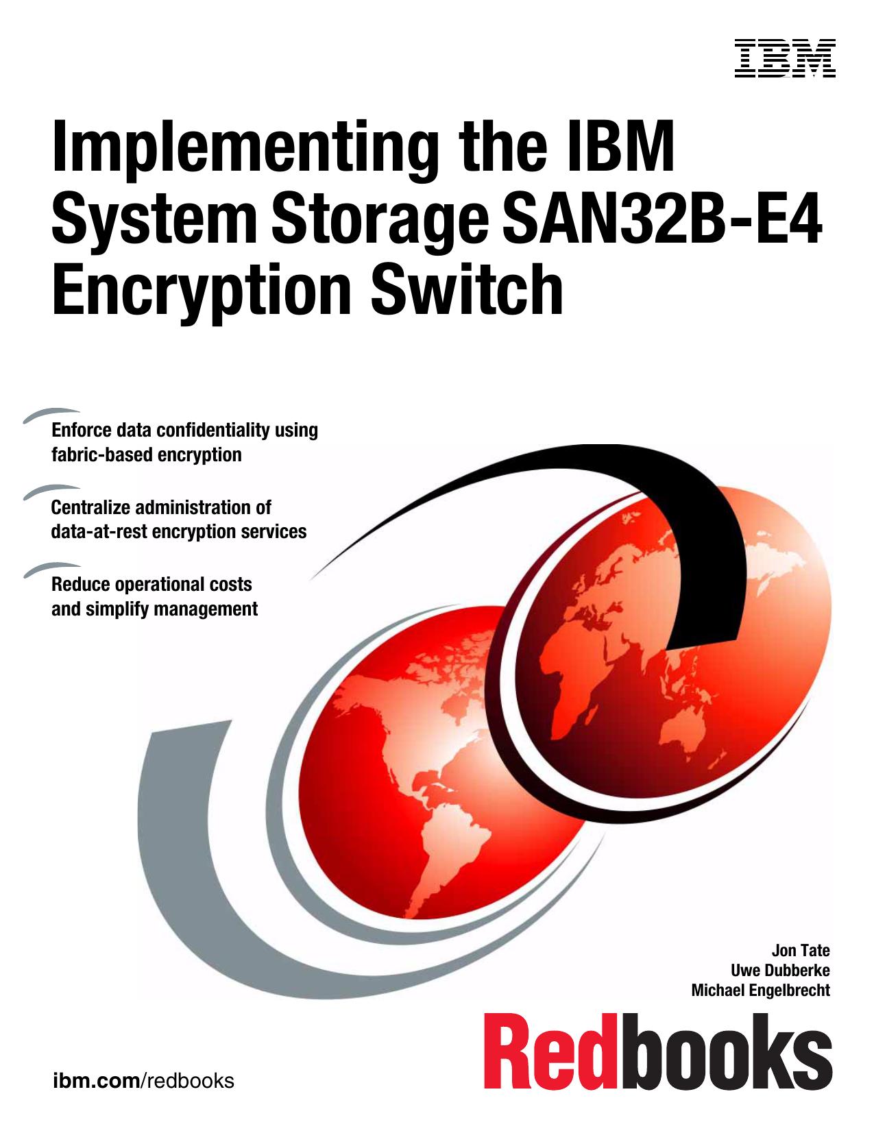 IBM System Storage SAN32B-E4 Encryption Switch