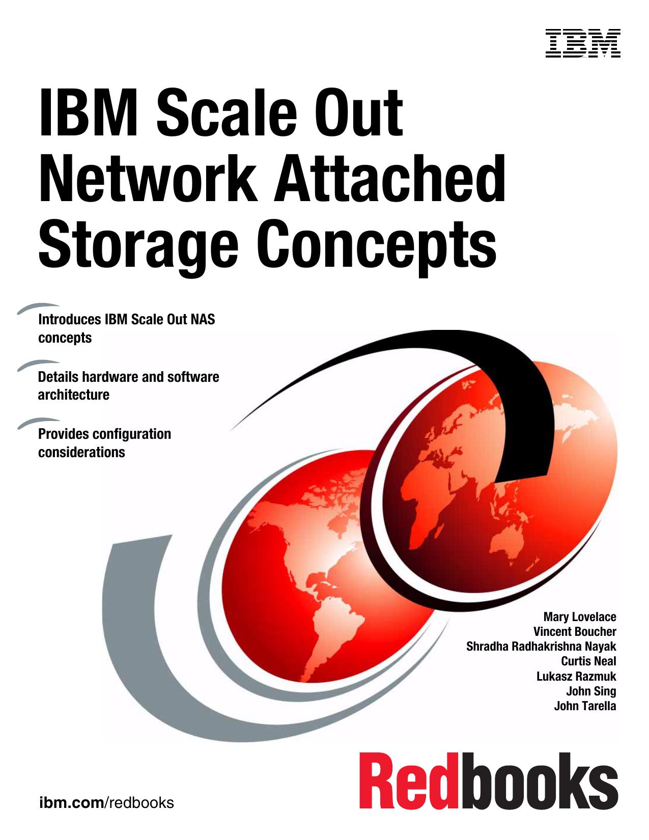 IBM Scale Out Network Attached Storage Concepts