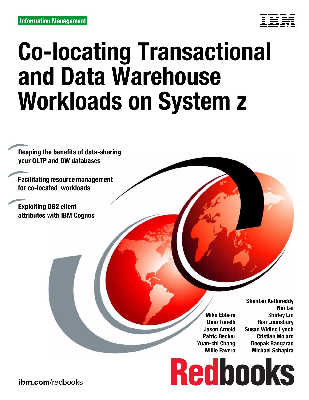Co-locating Transactional and Data Warehouse Workloads on System z