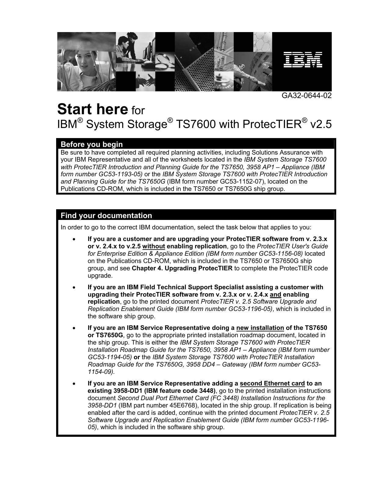 Start Here for TS7650