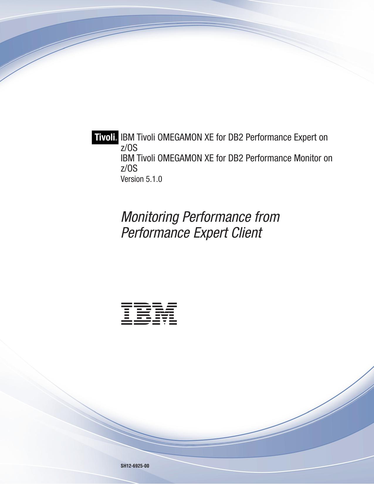 Monitoring Performance from Performance Expert Client
