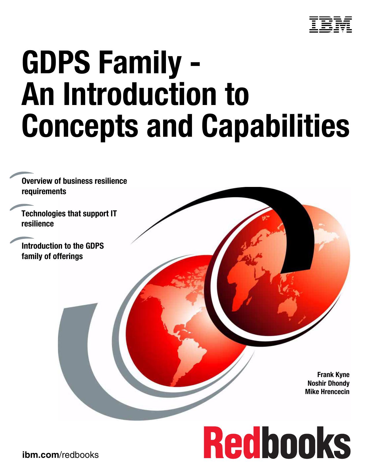 GDPS Family - An Introduction to Concepts and Capabilities