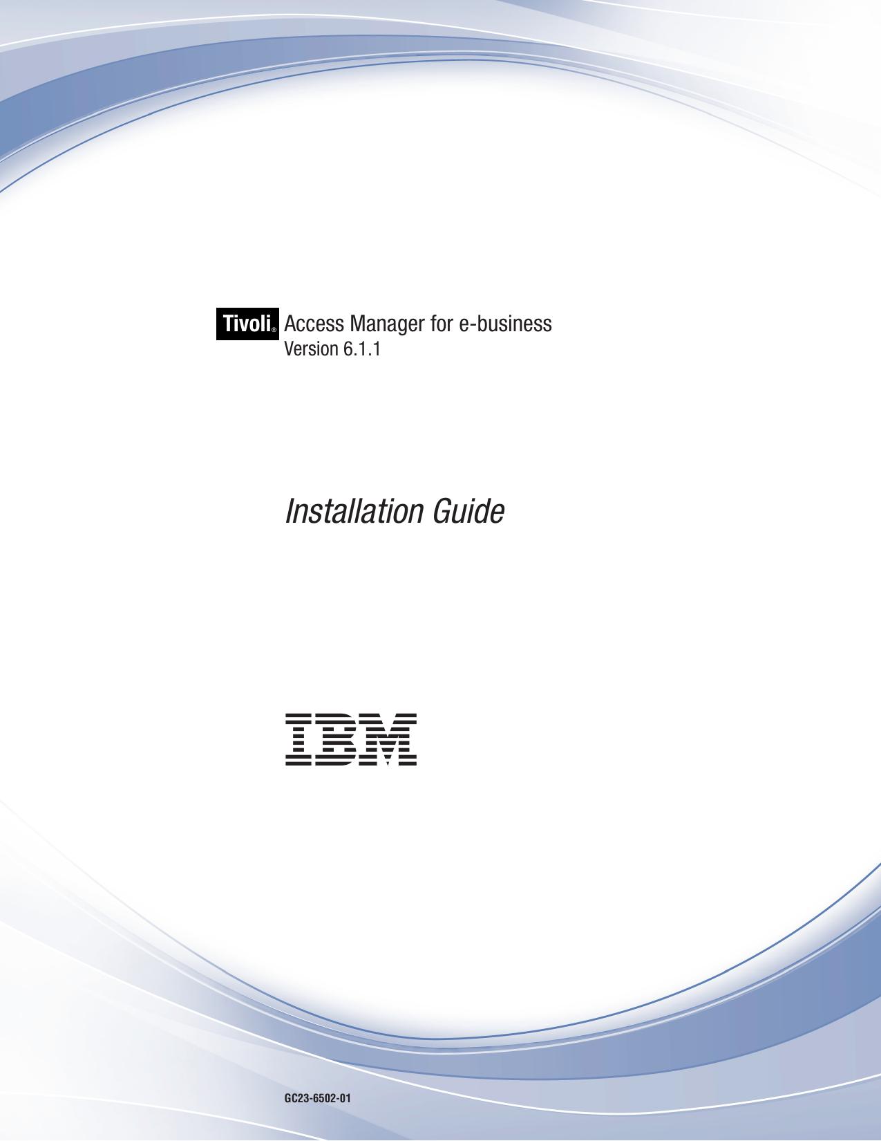 Tivoli Access Manager Installation Guide