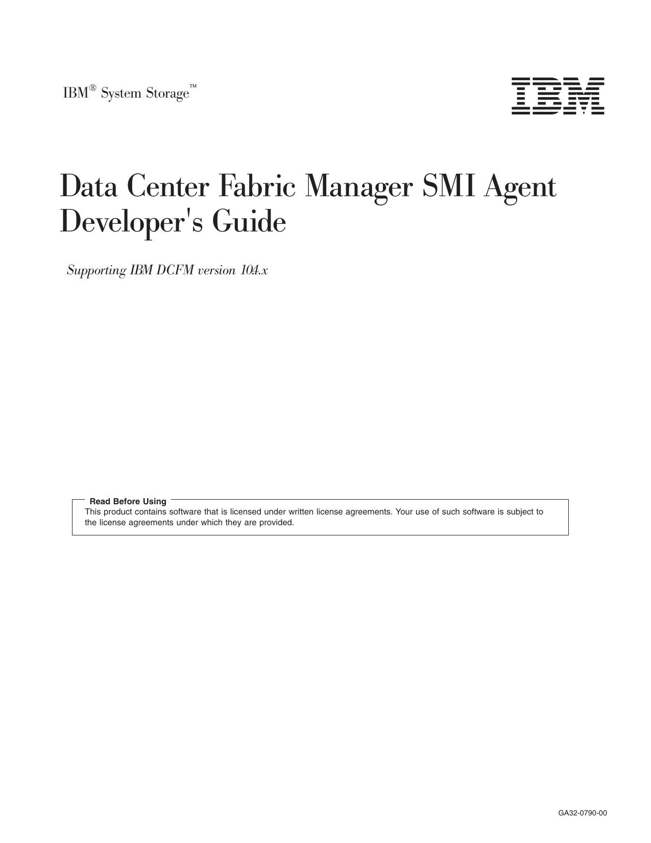 DCFM SMI Agent Developer’s Guide
