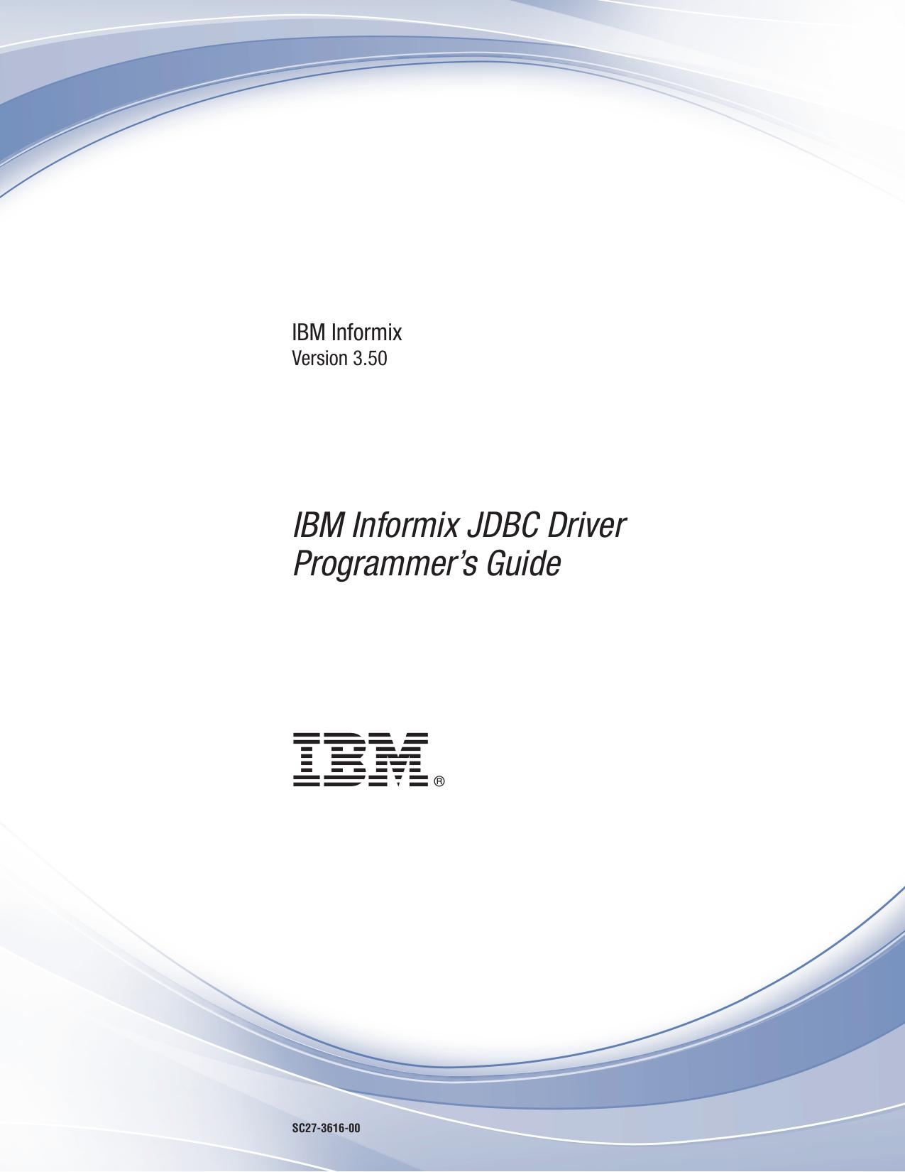 JDBC Driver Programmer's Guide