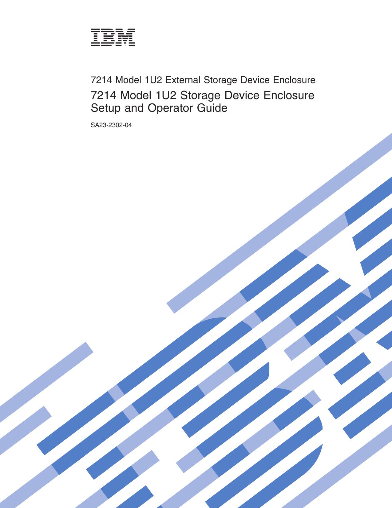 7214 Storage Device Enclosure Setup and Operator Guide