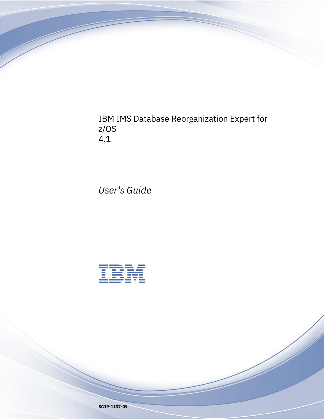 IMS Database Reorganization Expert: User's Guide