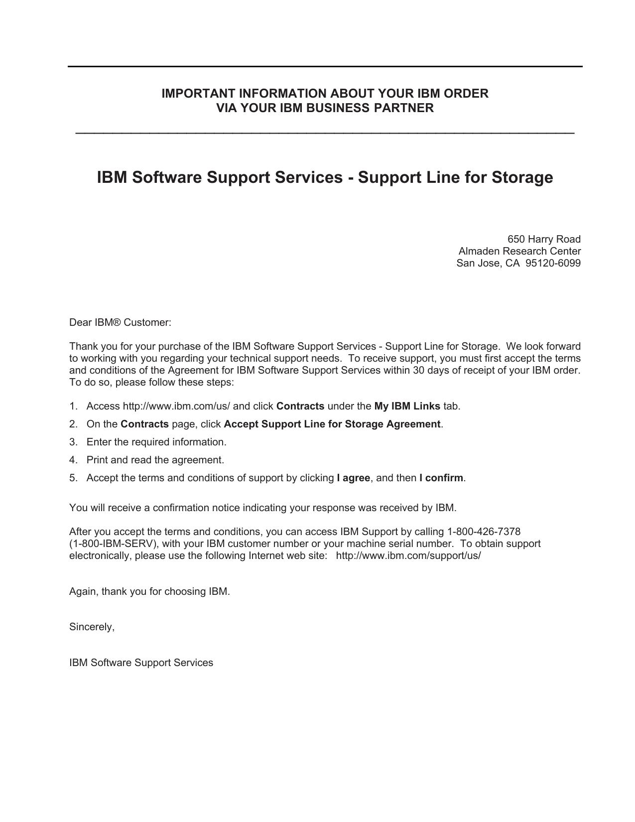 Microsoft Word - Customer Ltr SL for Storage_110409_copyright.doc