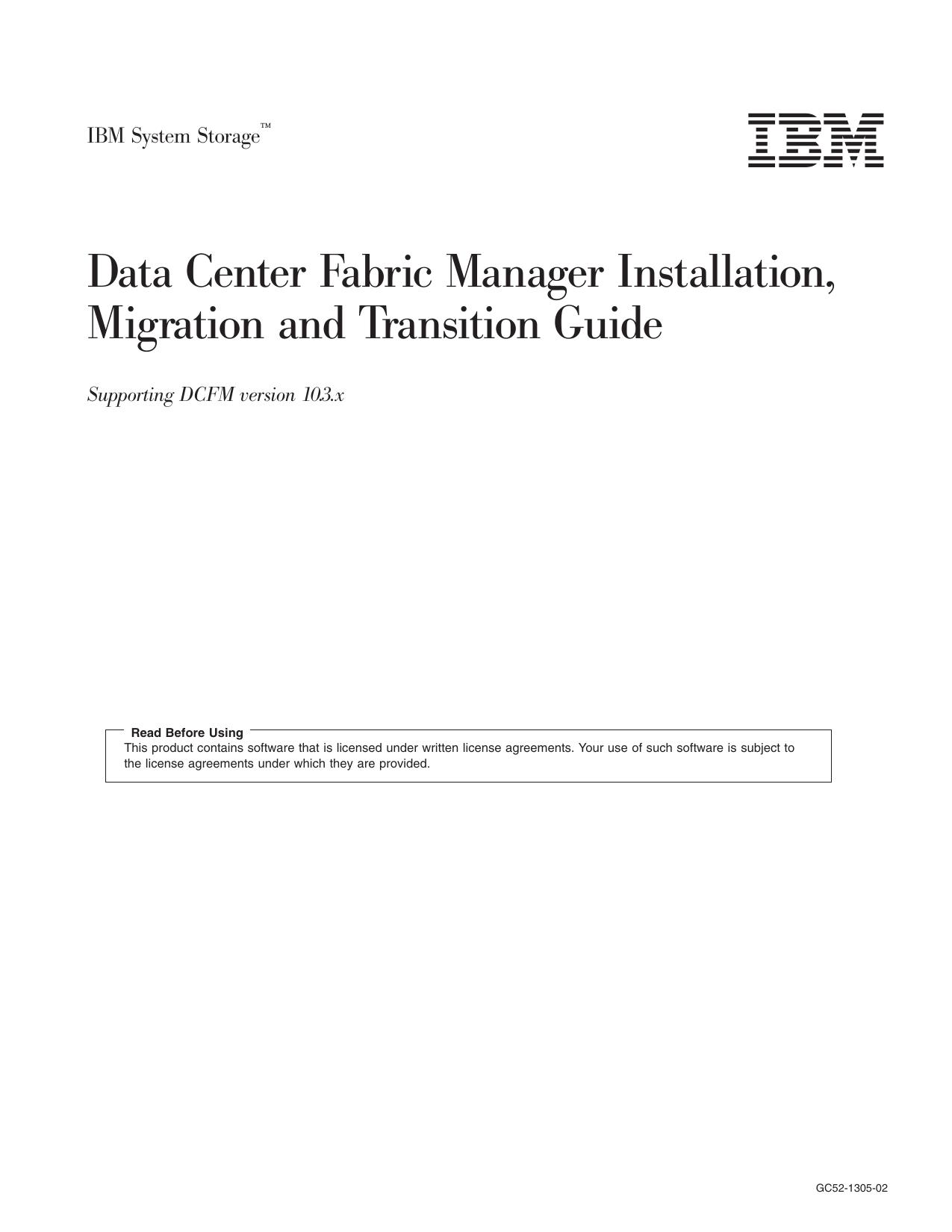 Data Center Fabric Manager Installation, Migration, and Transition Guide