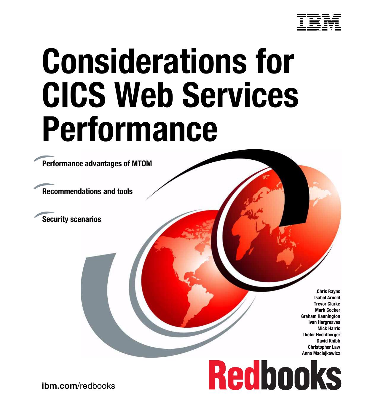 Considerations for CICS Web services performance