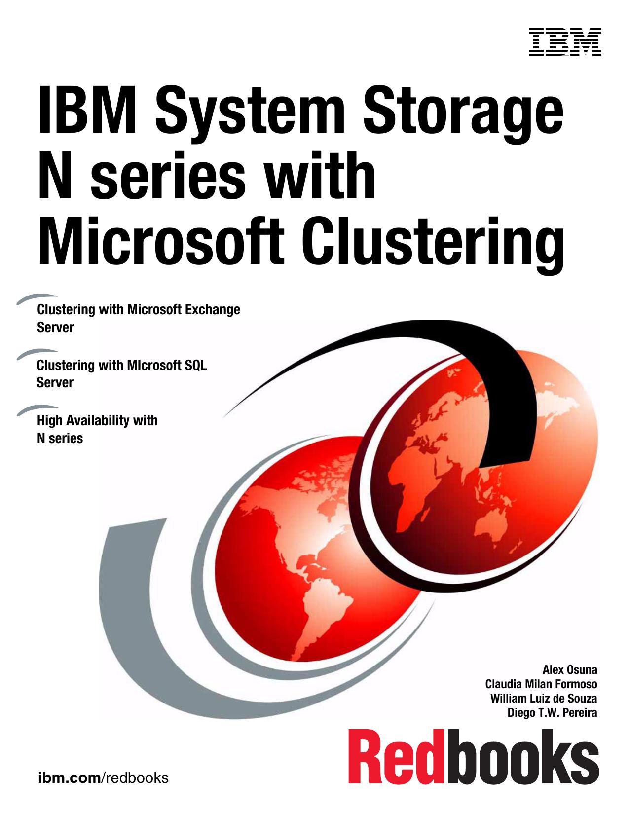 IBM System Storage N series with Microsoft Clustering