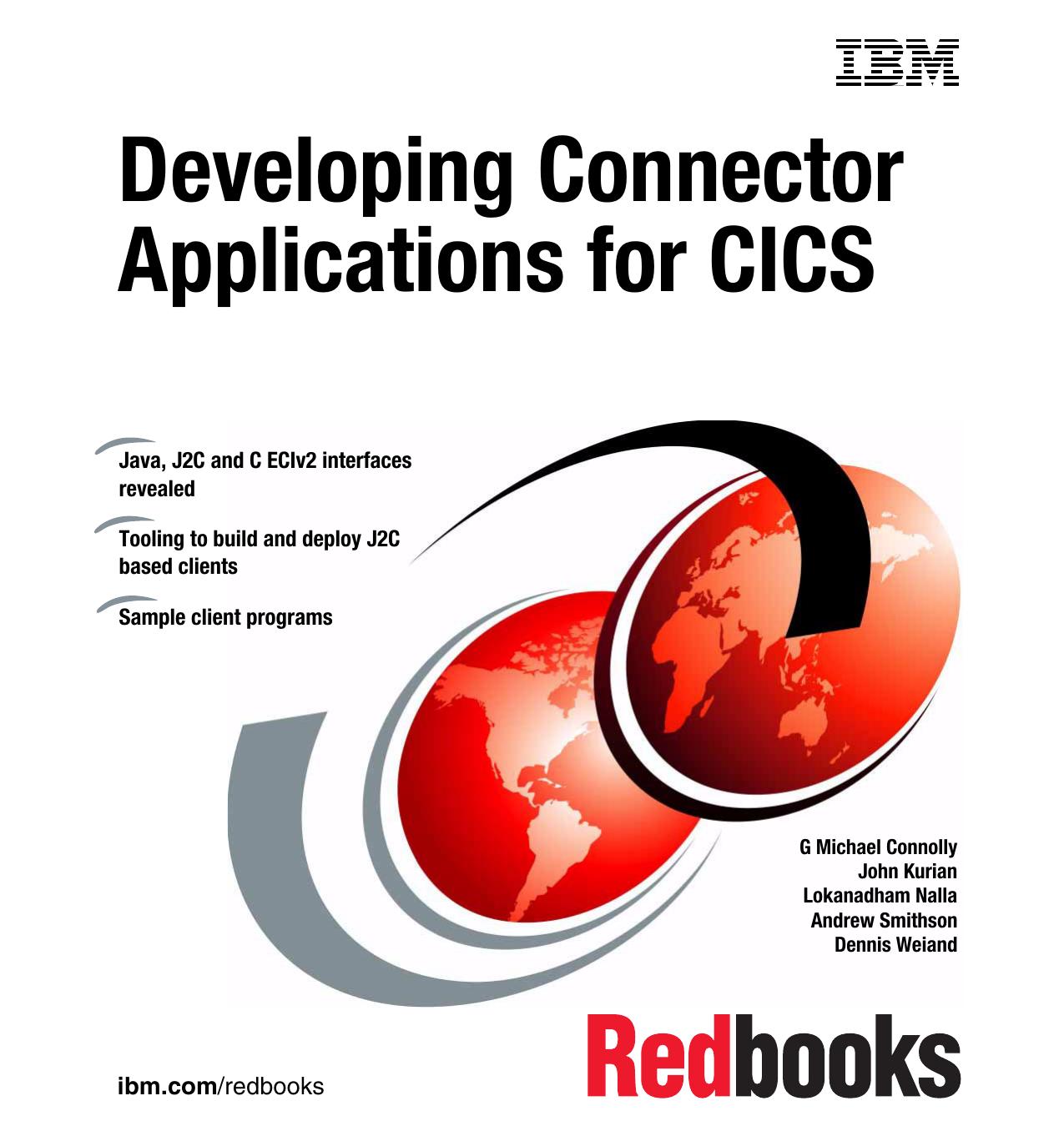 Developing Connector Applications for CICS