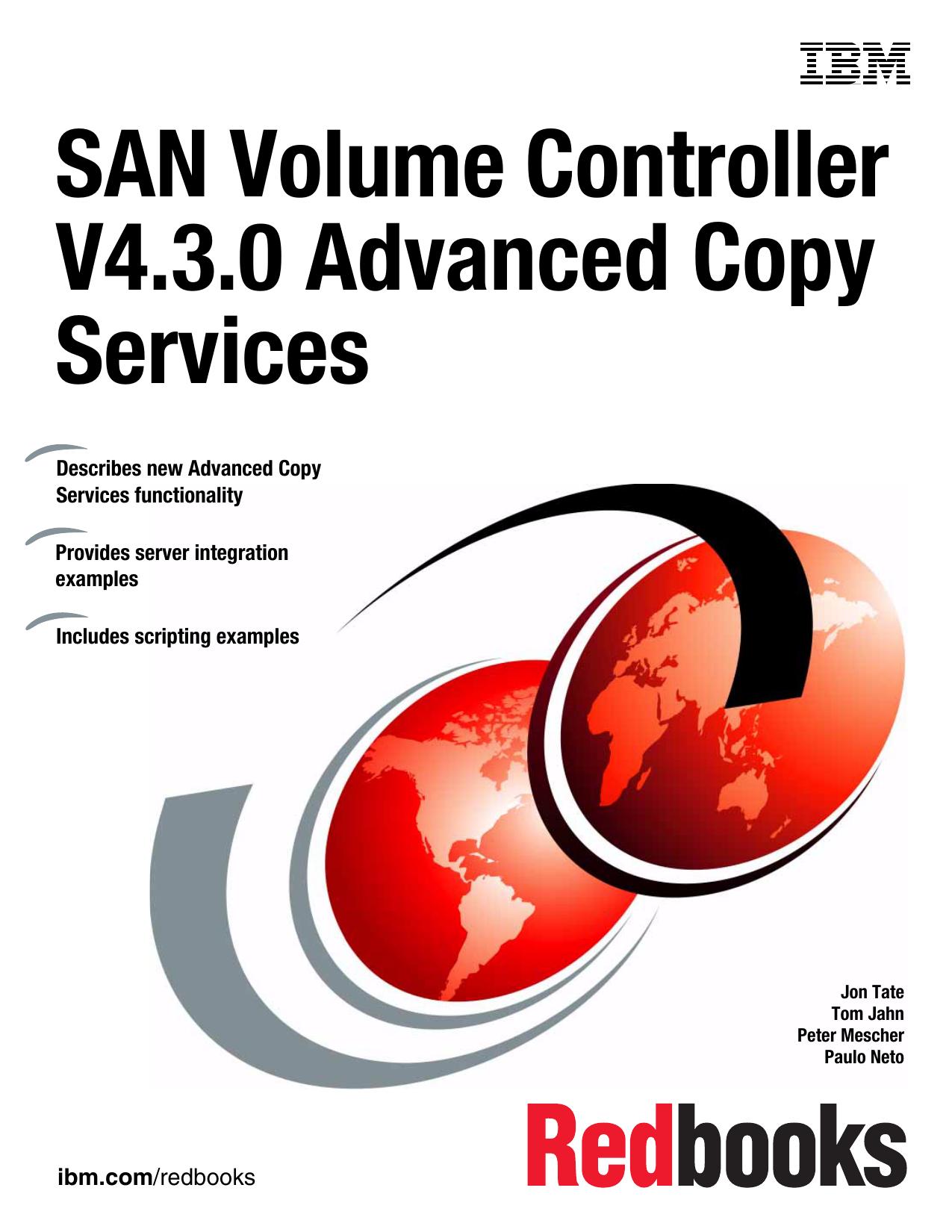 SVC V4.3.0 Advanced Copy Services