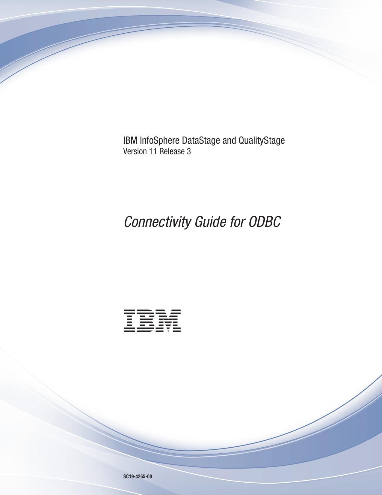 Connectivity Guide for ODBC