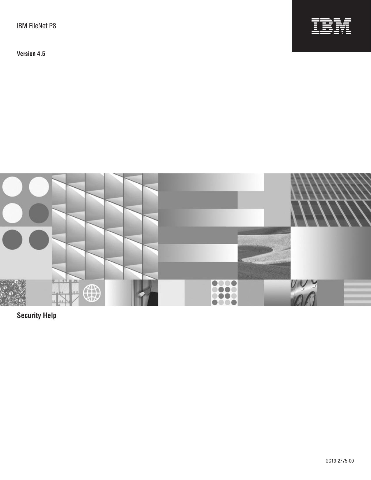IBM FileNet P8 Security Help