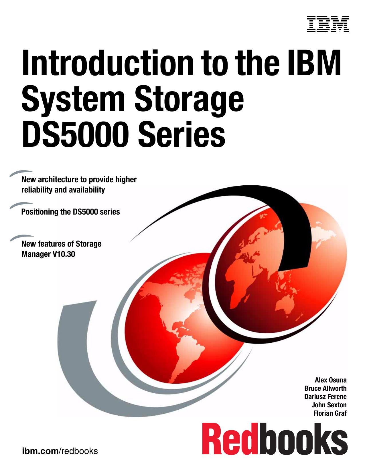 Introduction to the IBM System Storage DS5000 Series