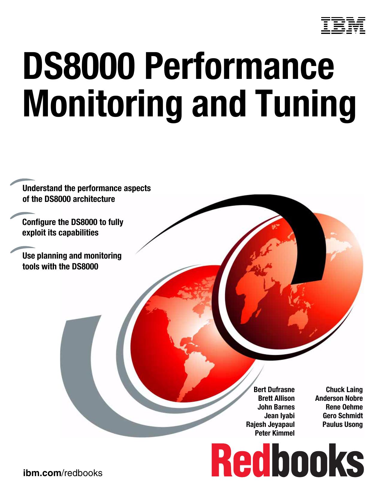 DS8000 Tuning and Performance Monitoring