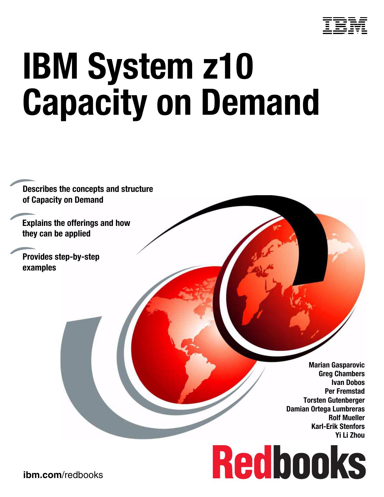 IBM System z10 Capacity on Demand
