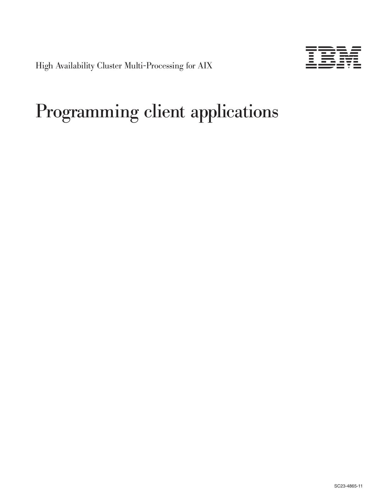 Programming client applications
