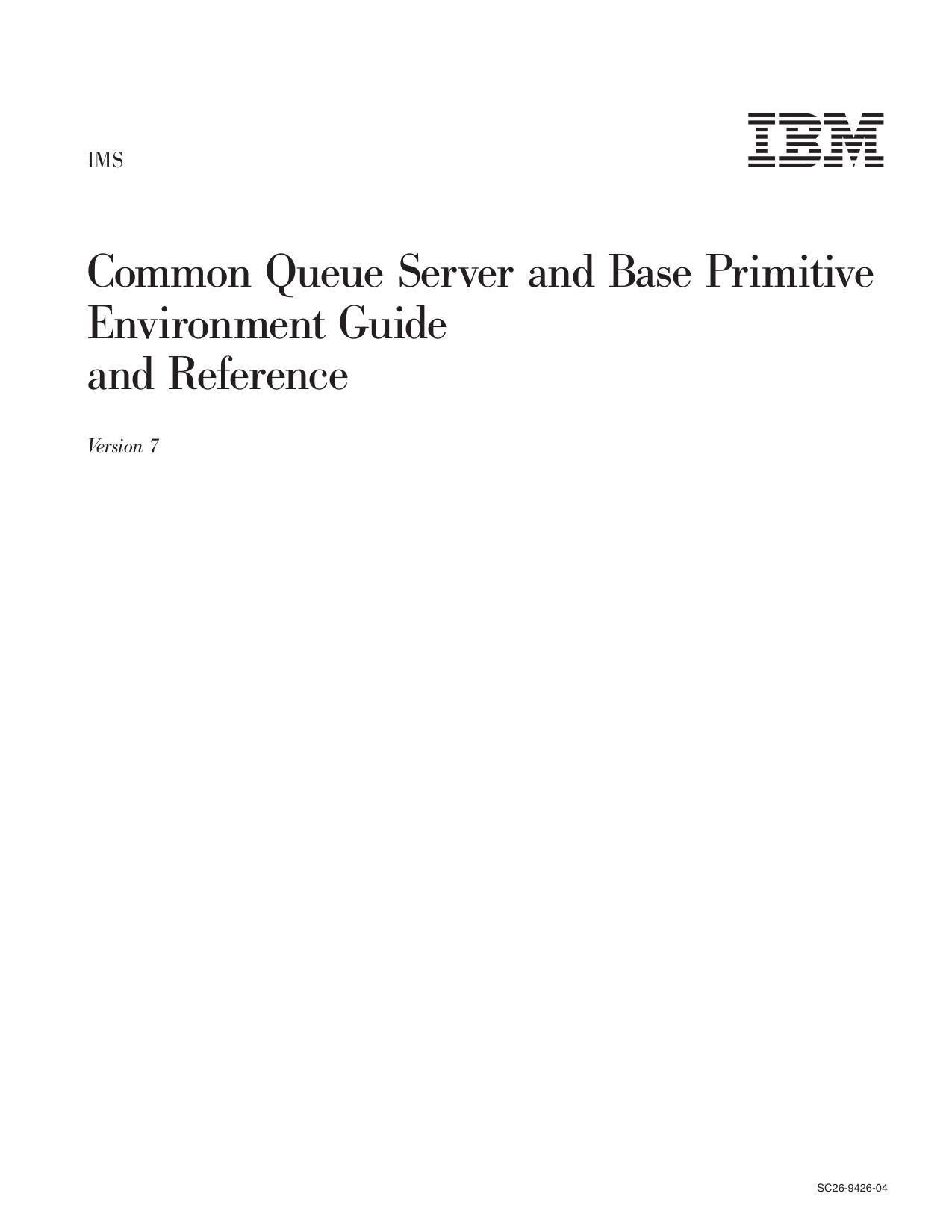 CQS/BPE Guide and Reference