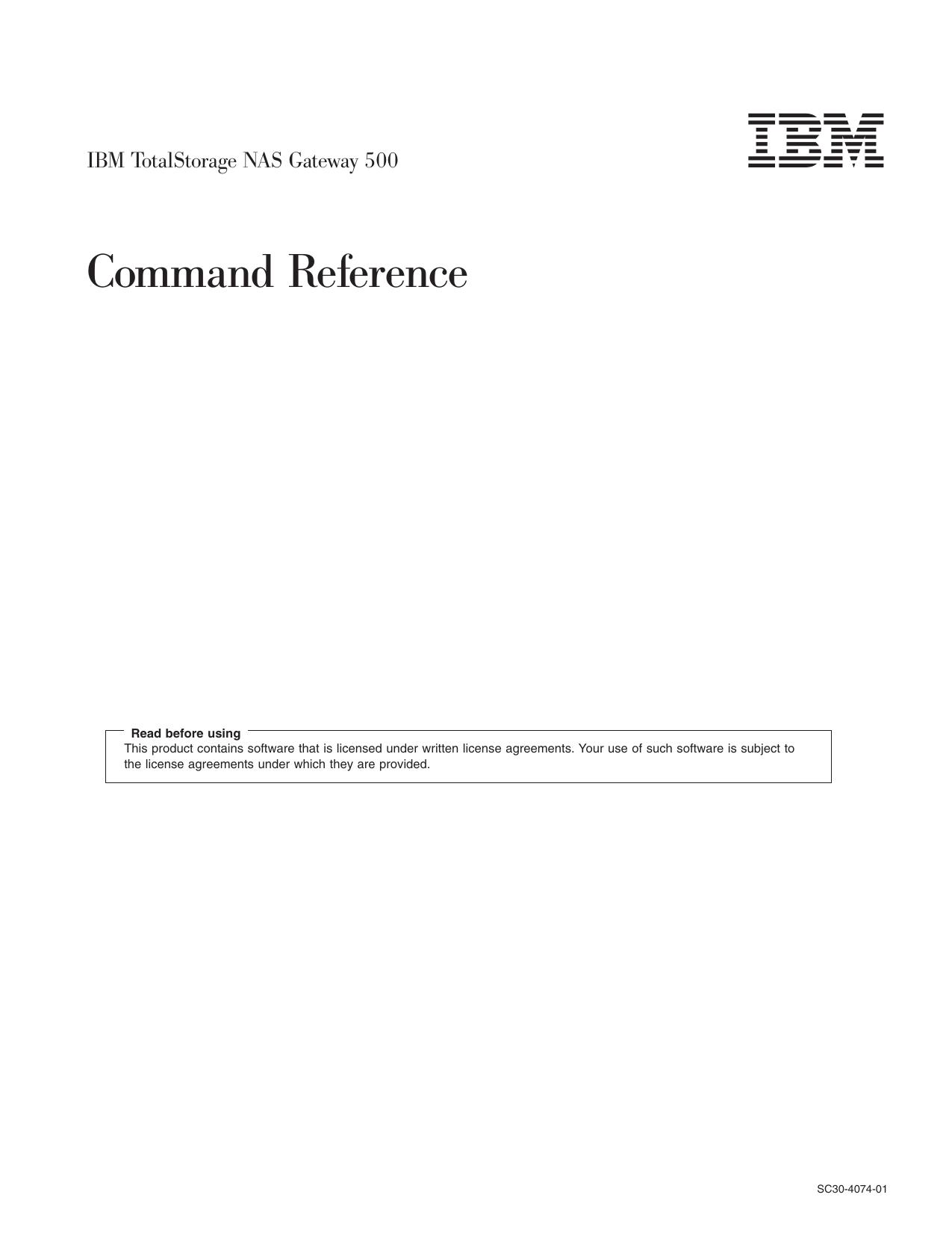 Command Reference