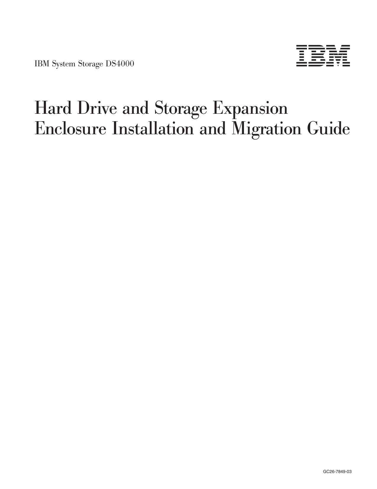 Adding and Migrating Drives and Expansion Enclosures to DS4000 Storage Servers