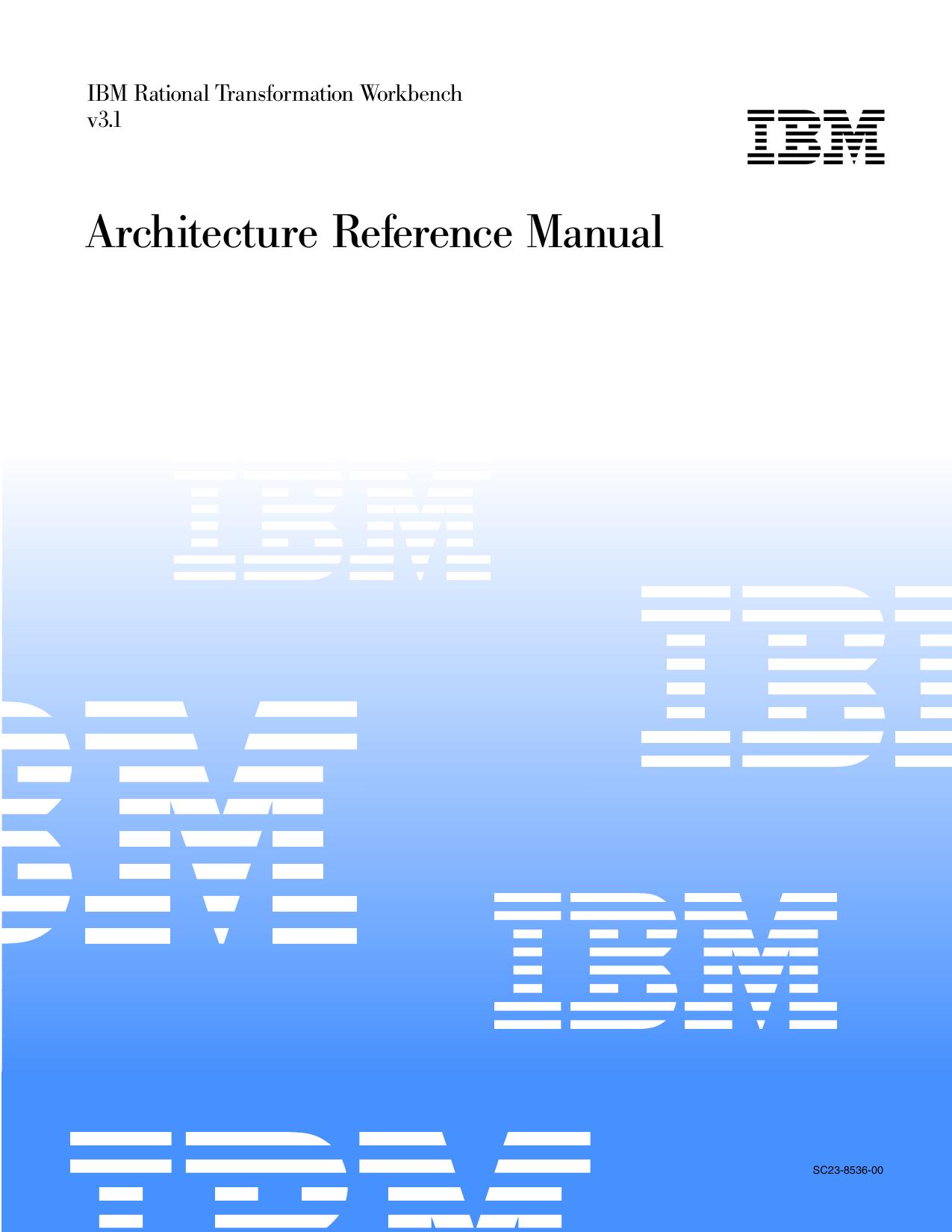 Architecture Reference Manual