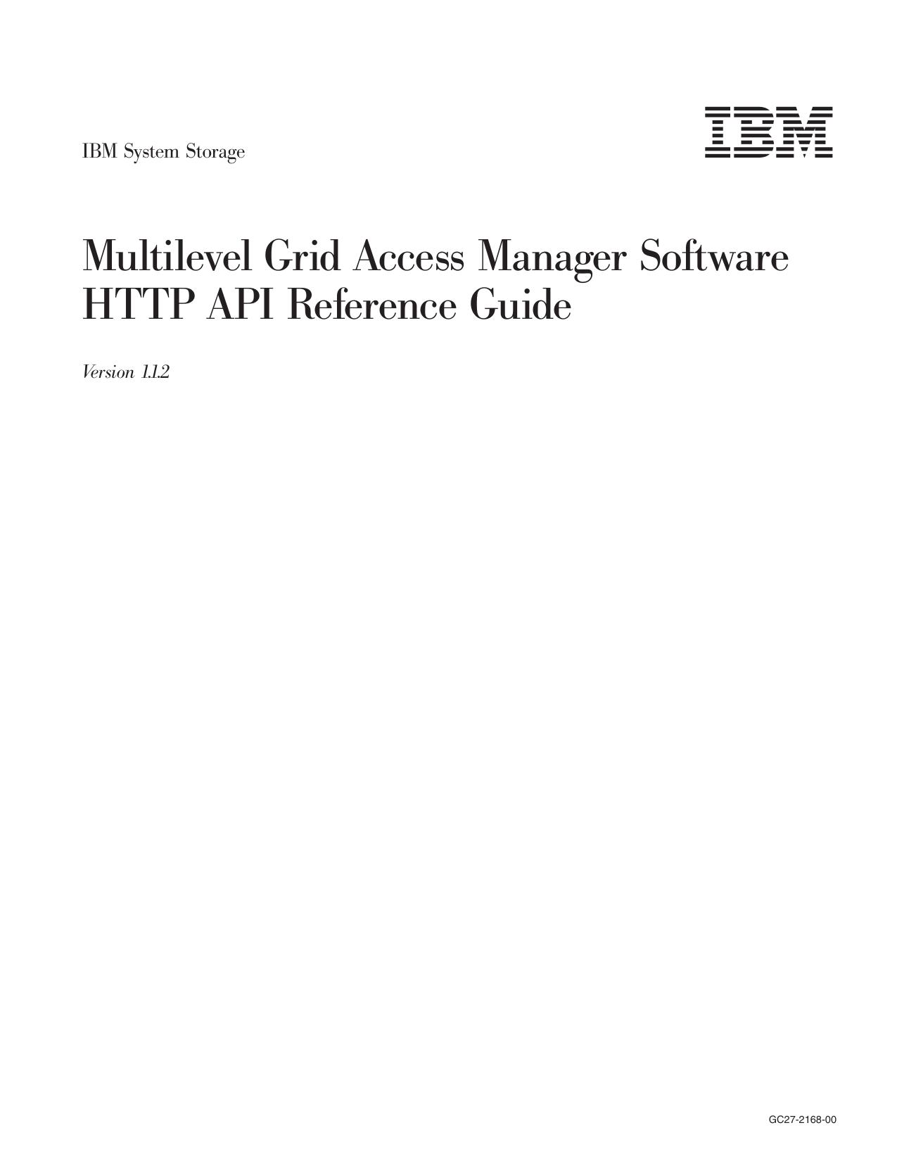 GAM 1.1.2 HTTP API Reference Guide