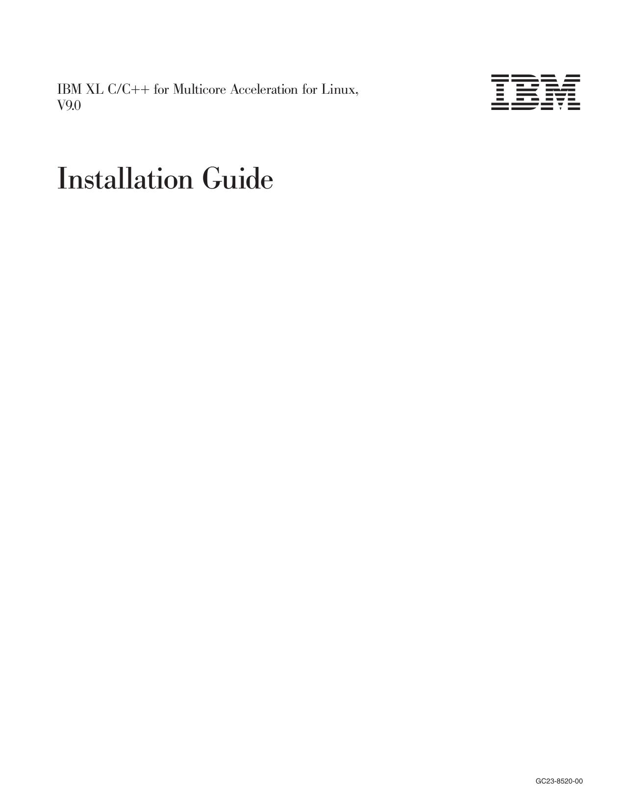 XL C/C++ Installation Guide