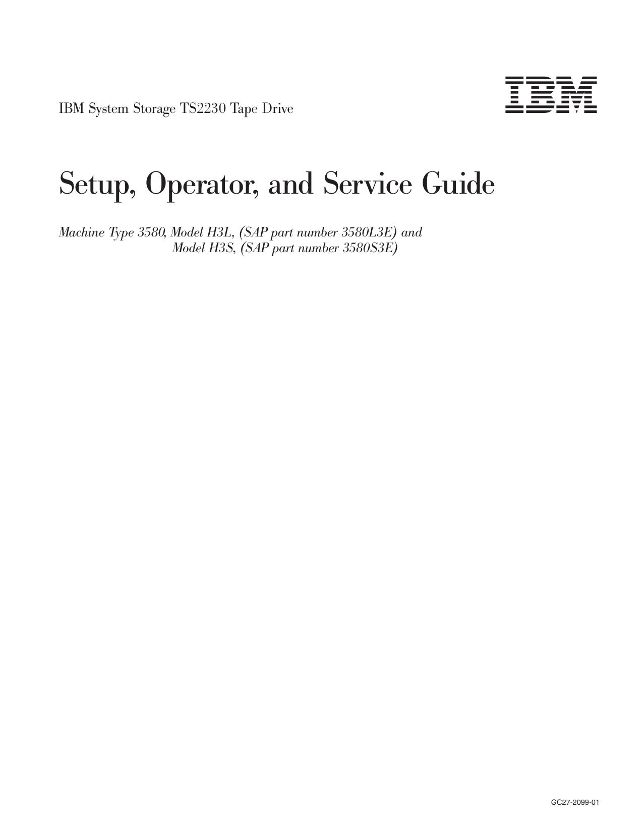 IBM TS2230 Tape Drive