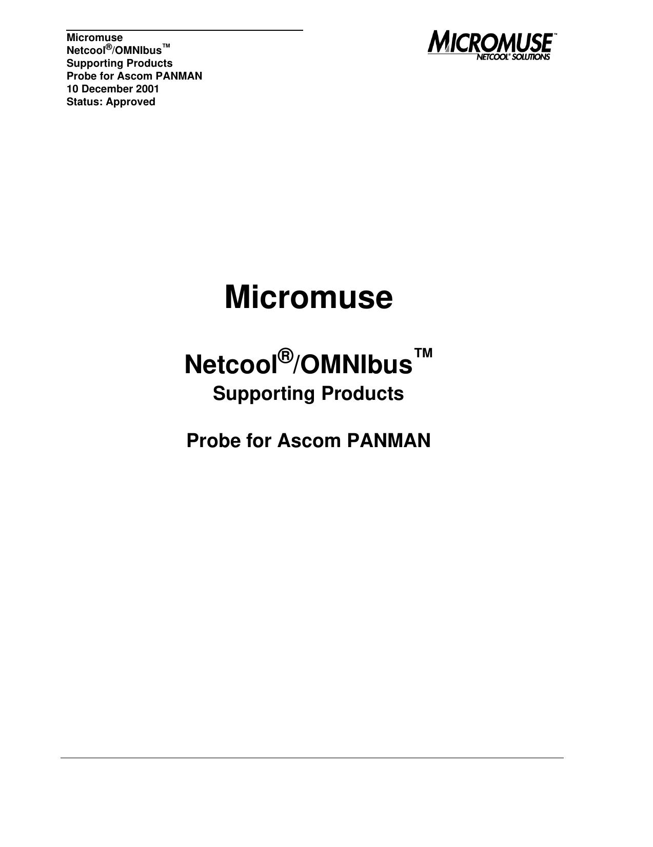 Ascom PANMAN.book