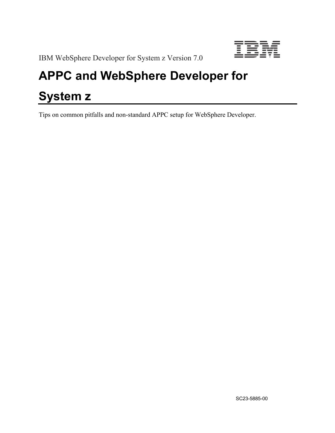 APPC management through ISPF panels