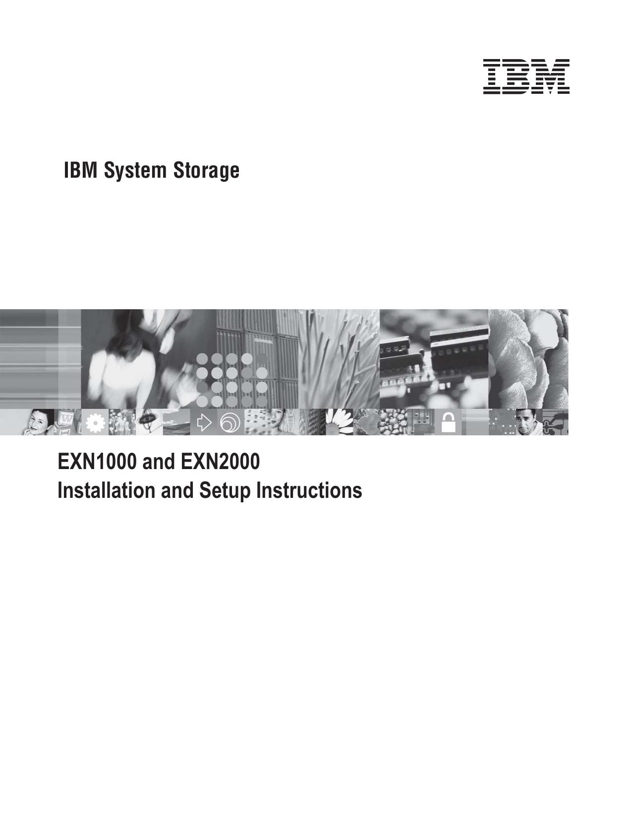 IBM System Storage EXN1000 and EXN2000 Installation and Setup Instructions