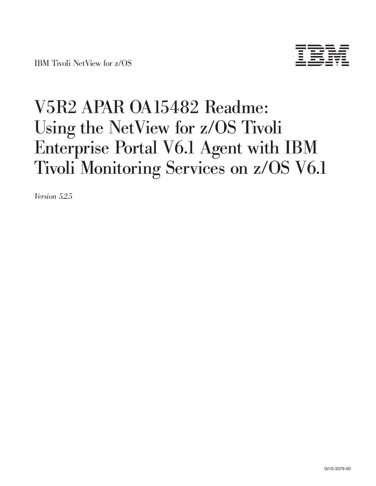 OA15482 Readme