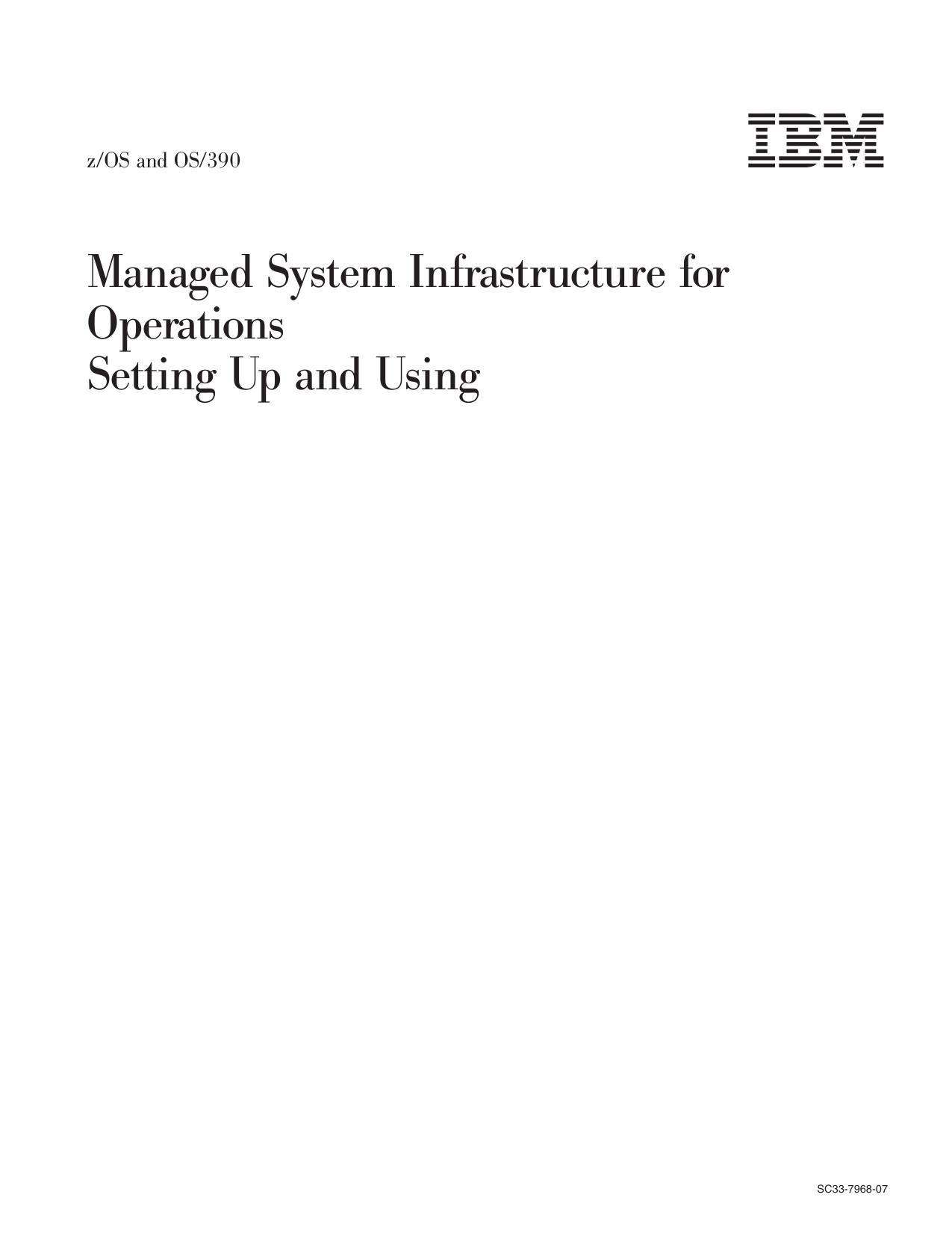 msys for Operations Setting Up and Using
