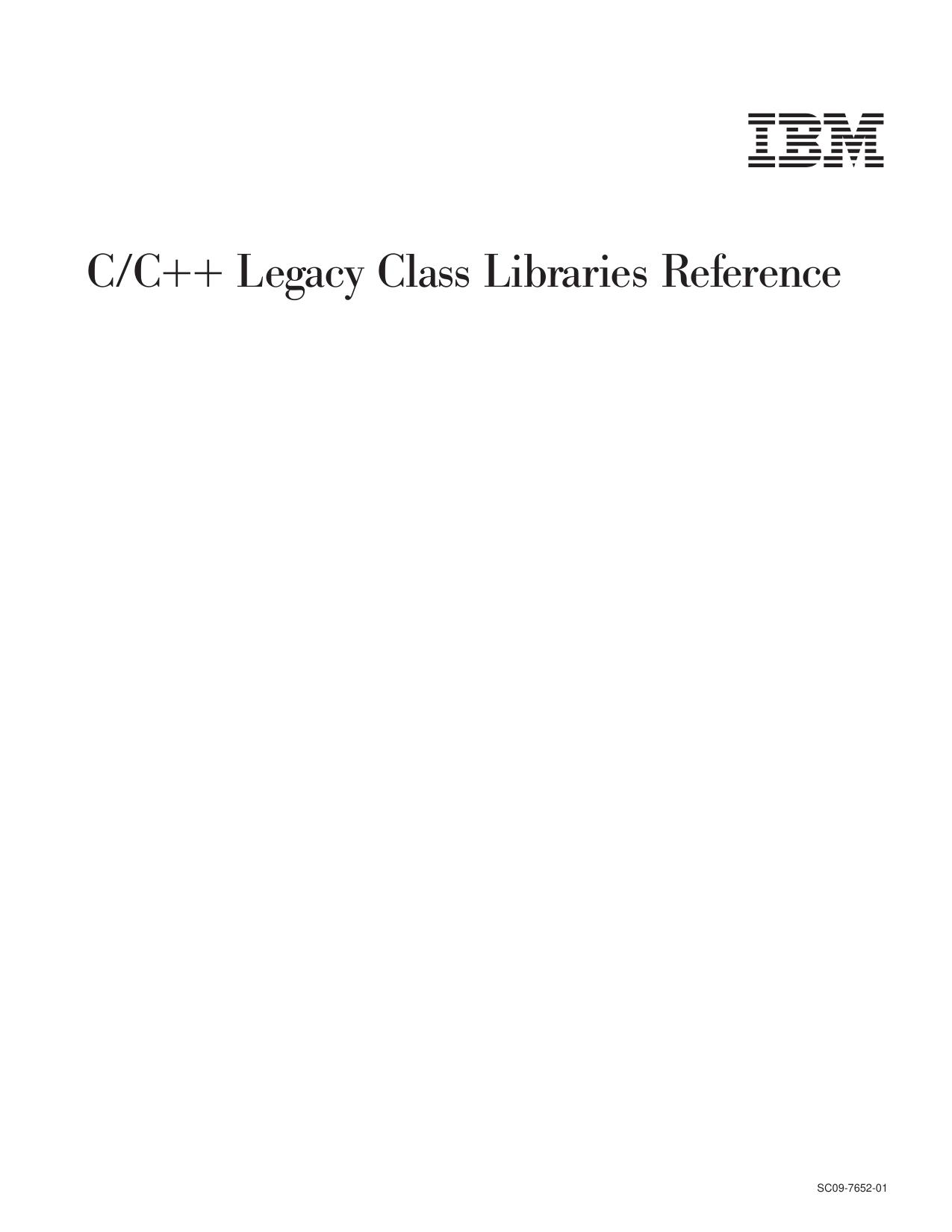 C/C++ Legacy Classes