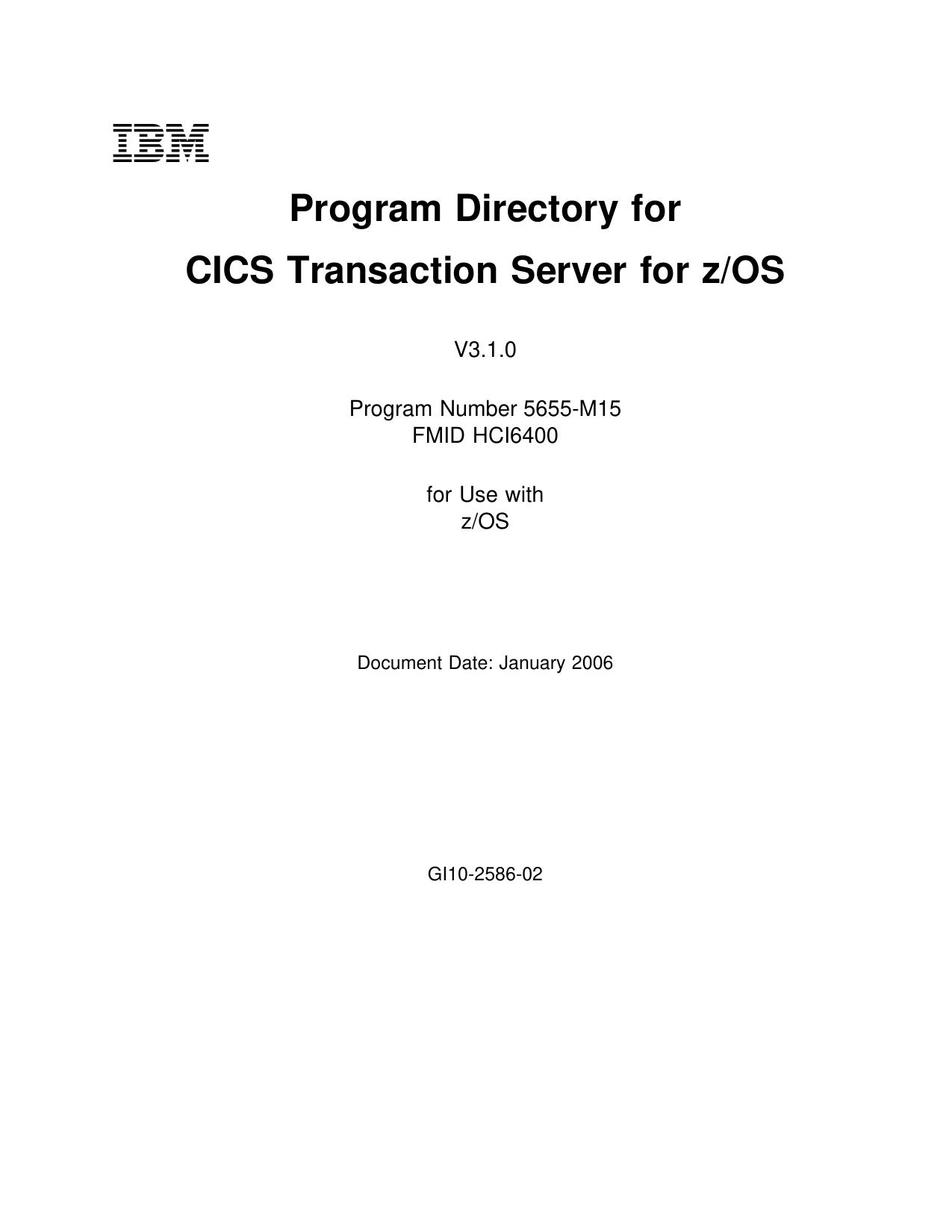 CICSTS31