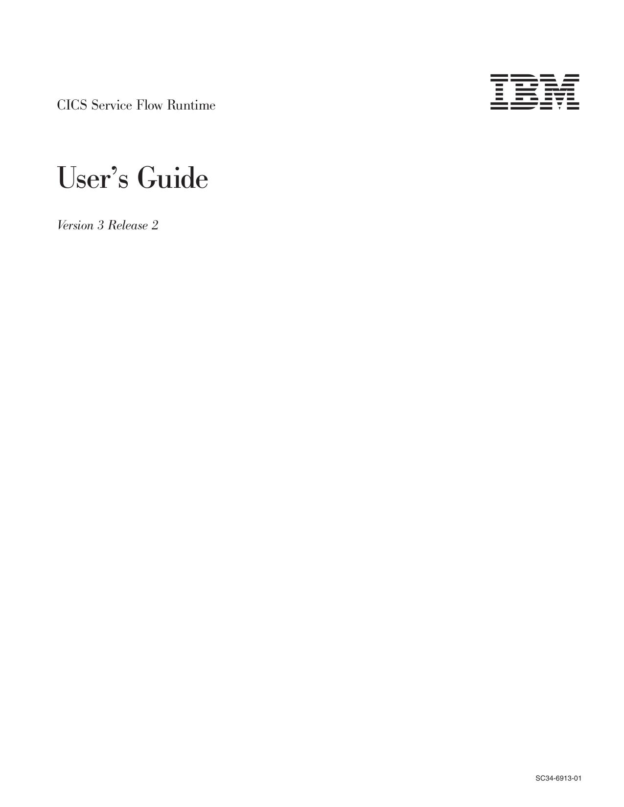 CICS Service Flow Runtime: User's Guide