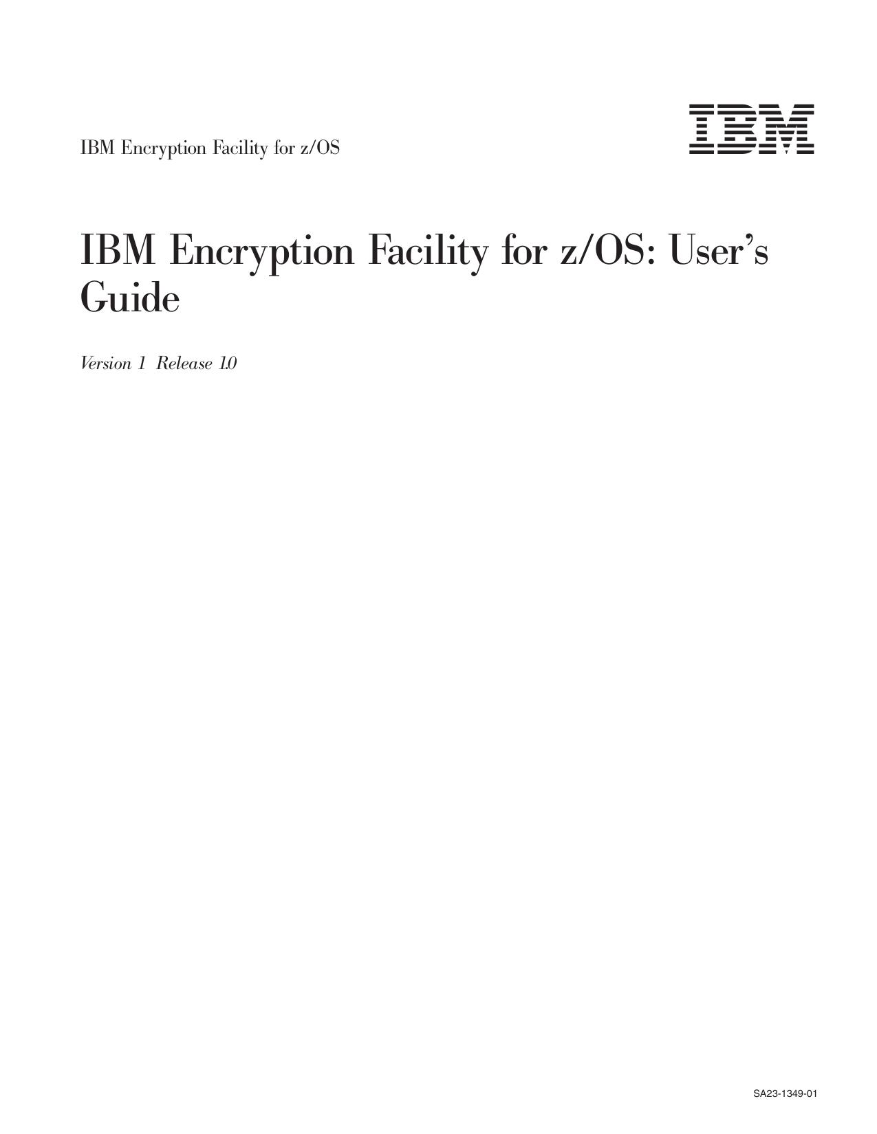 Encryption Facility