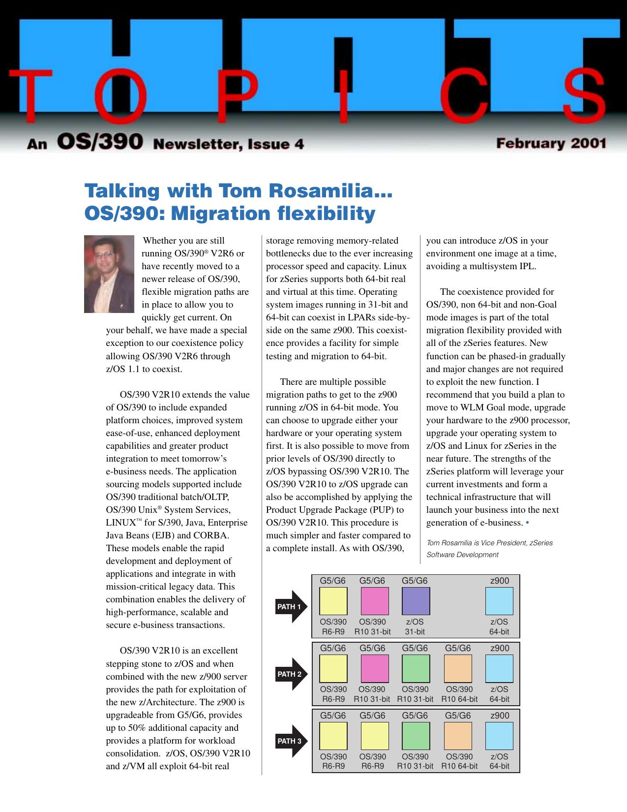 Hot Topics: An OS/390 Newsletter