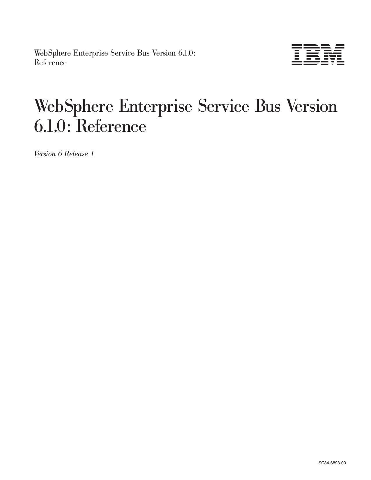 WebSphere ESB: Reference