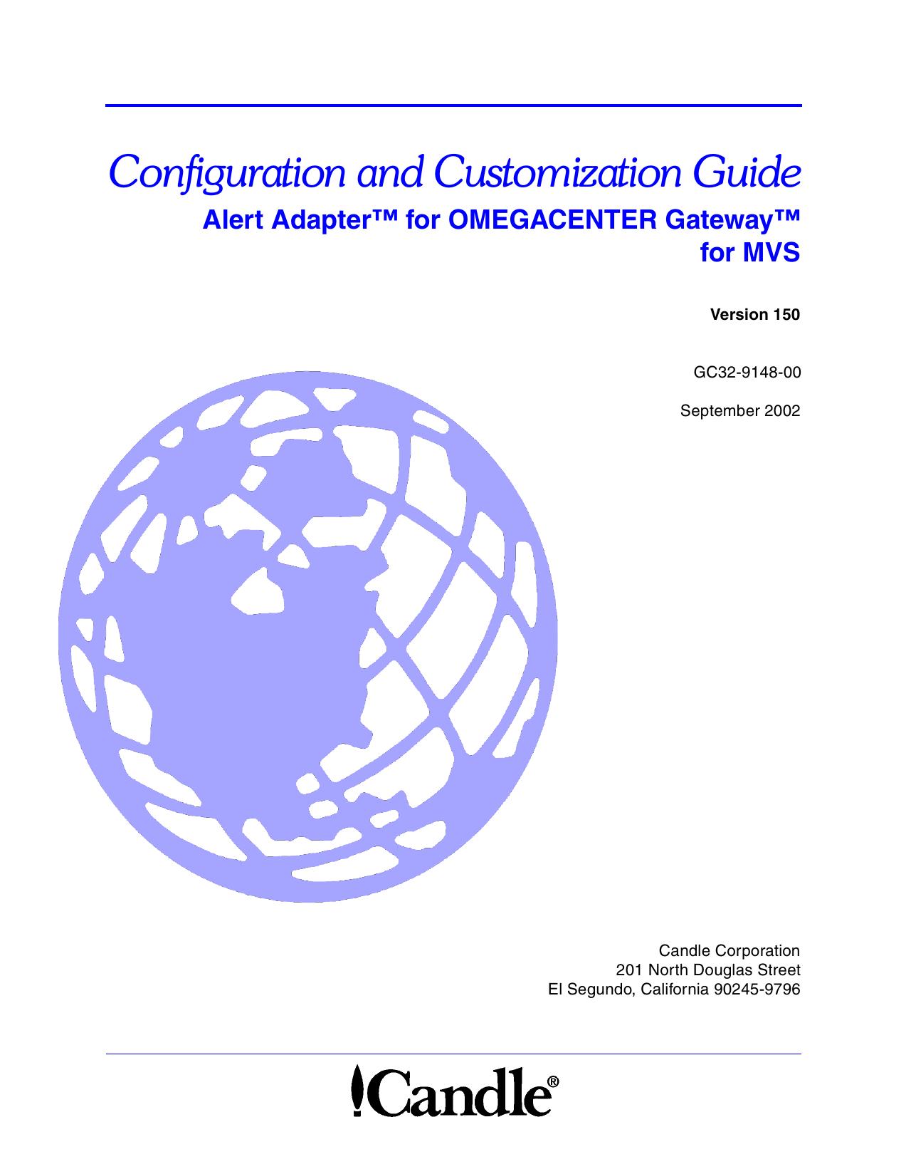 AA for OG/MVS Config. and Custom. Guide, V150