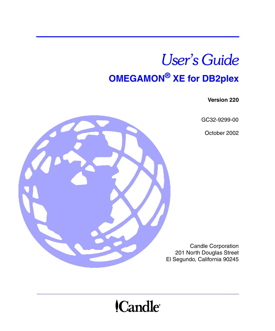 OMEGAMON XE for DB2plex User’s Guide, V220