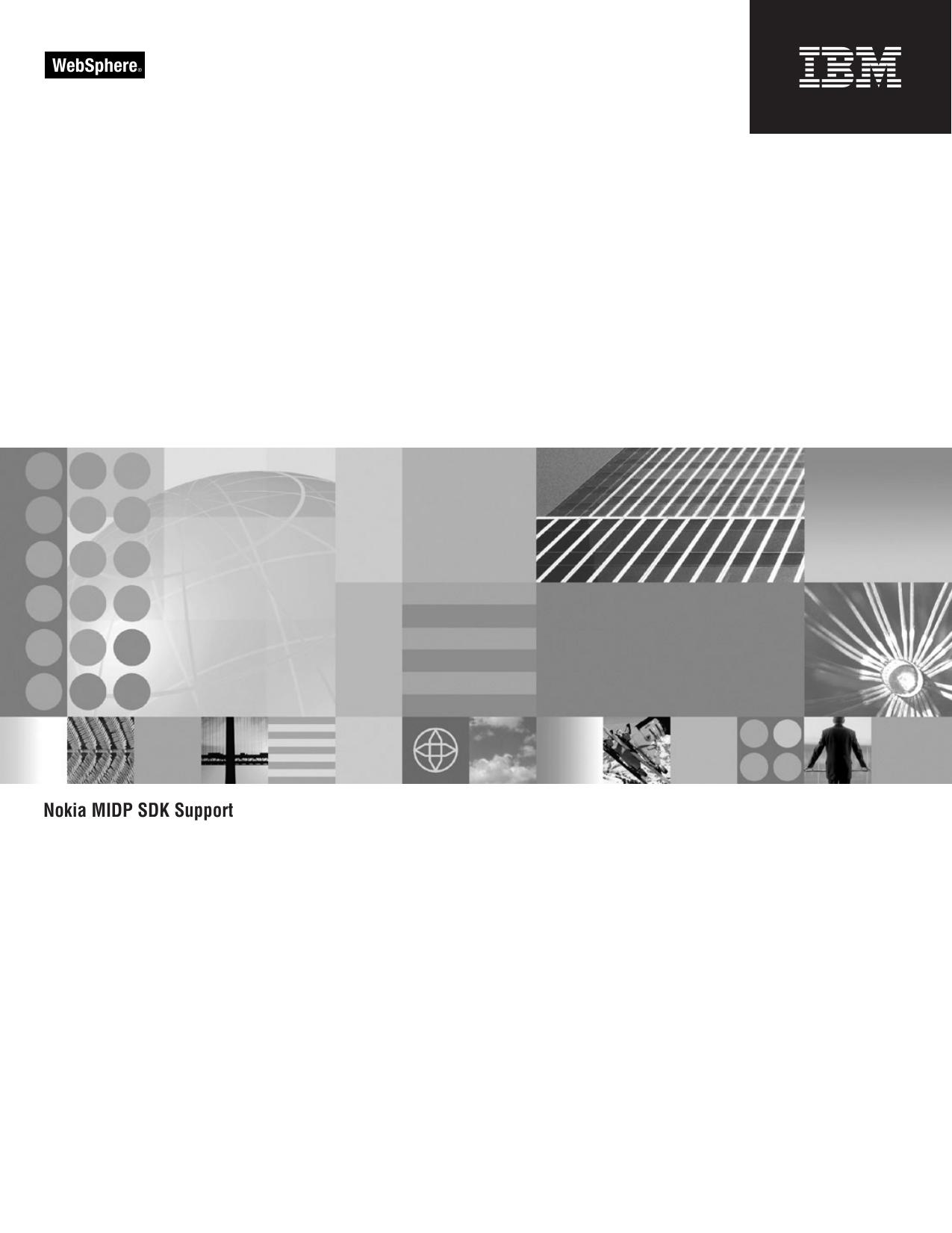 IBM WebSphere Nokia MIDP SDK Support